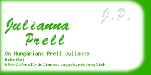 julianna prell business card